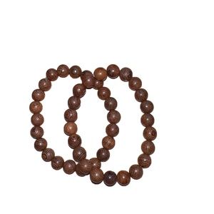 Handcrafted Wood Bead Unisex Bracelets